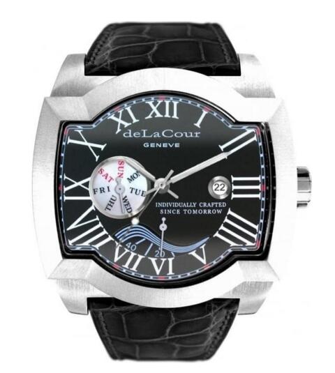 Luxury replica DeLaCour SAQRA WEEKEND STEEL watch WAST2250-0976